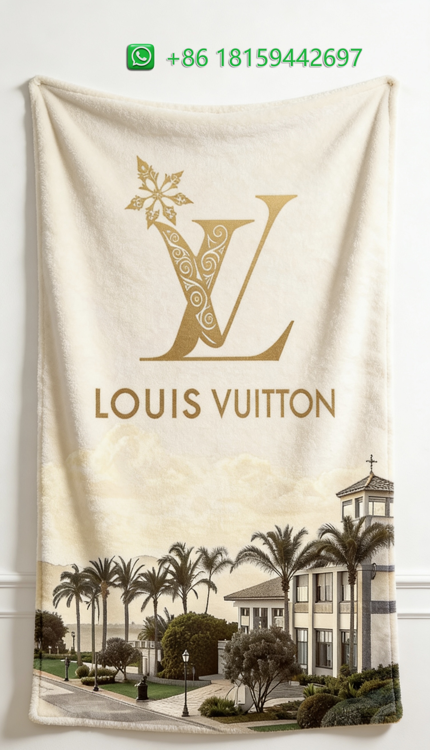 Louis Vuitton Throw Blankets